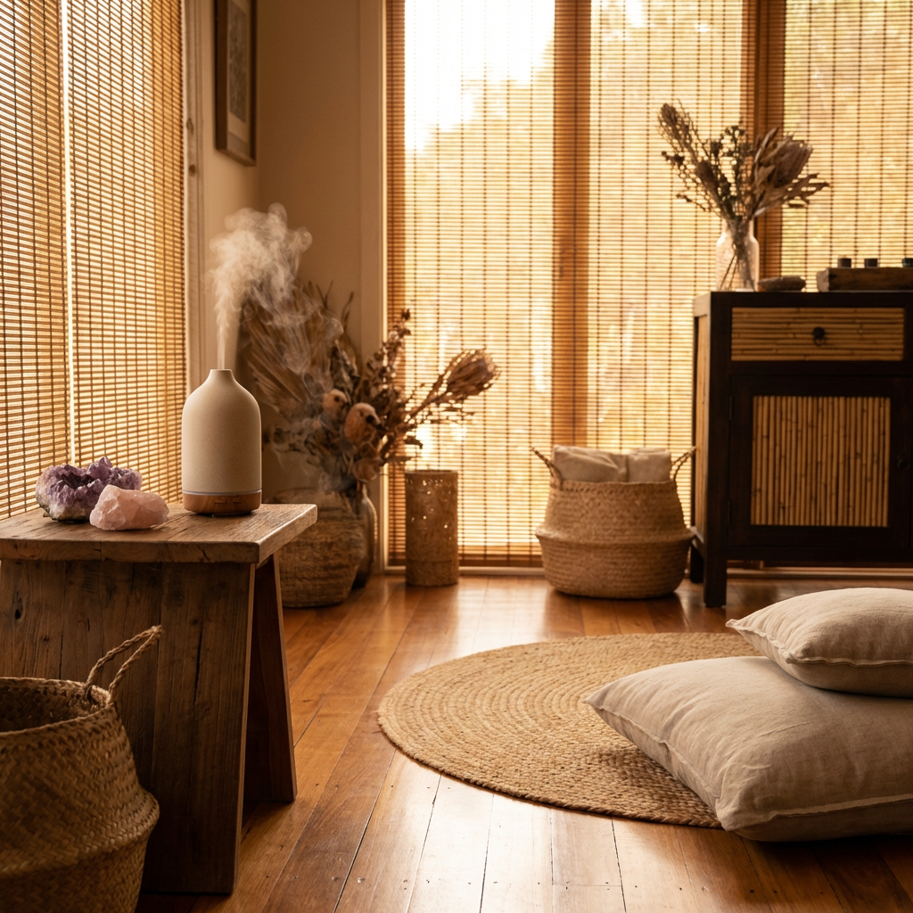 Warm Sensorric-inspired studio treatment room